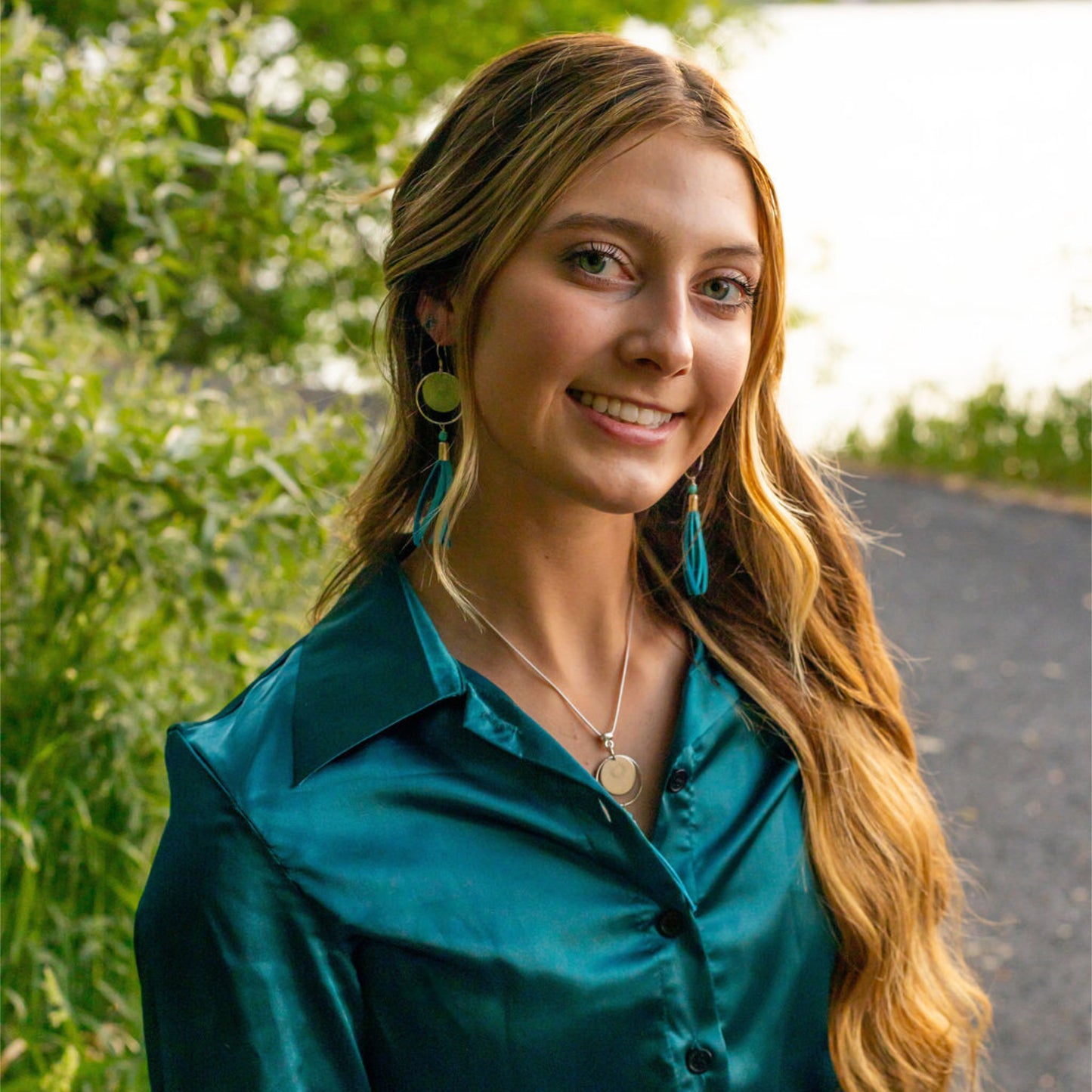 Campfire Jewelry Set in Blue