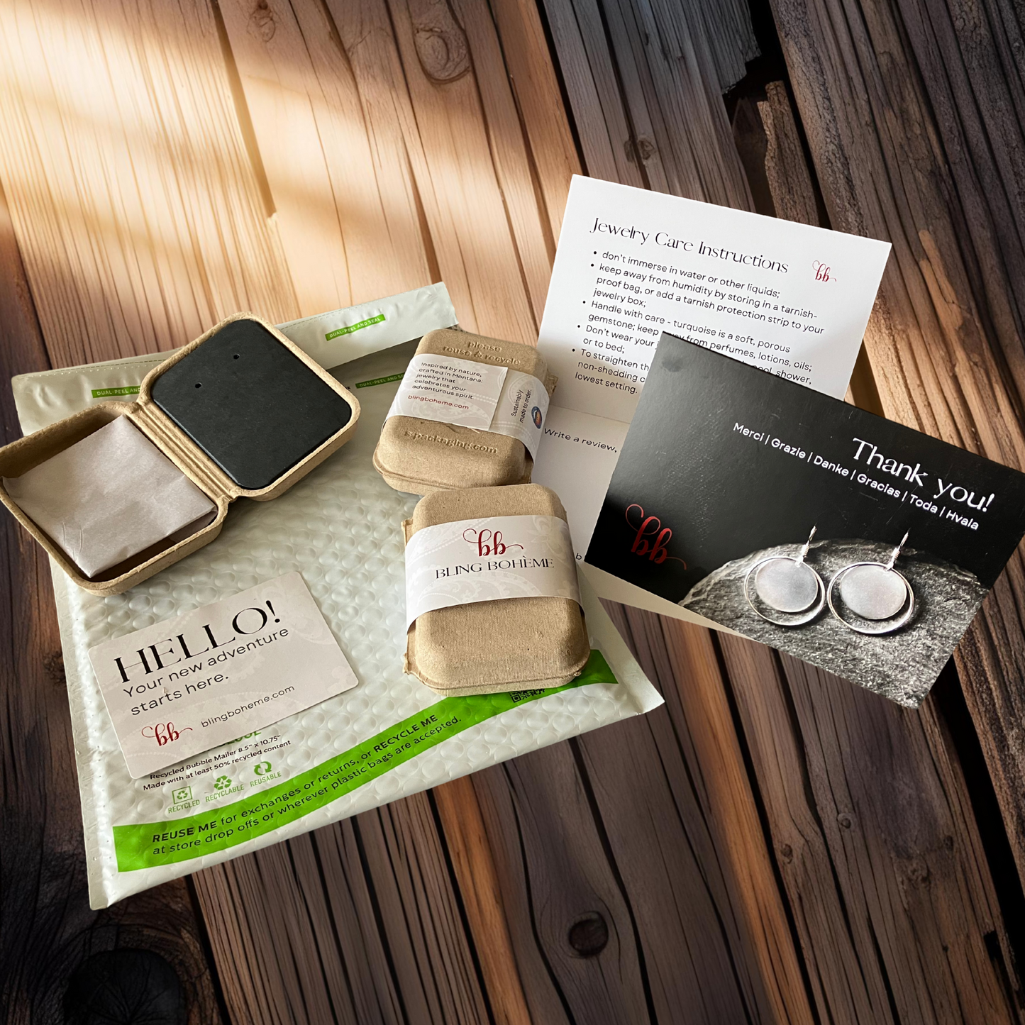 How our jewelry is packaged