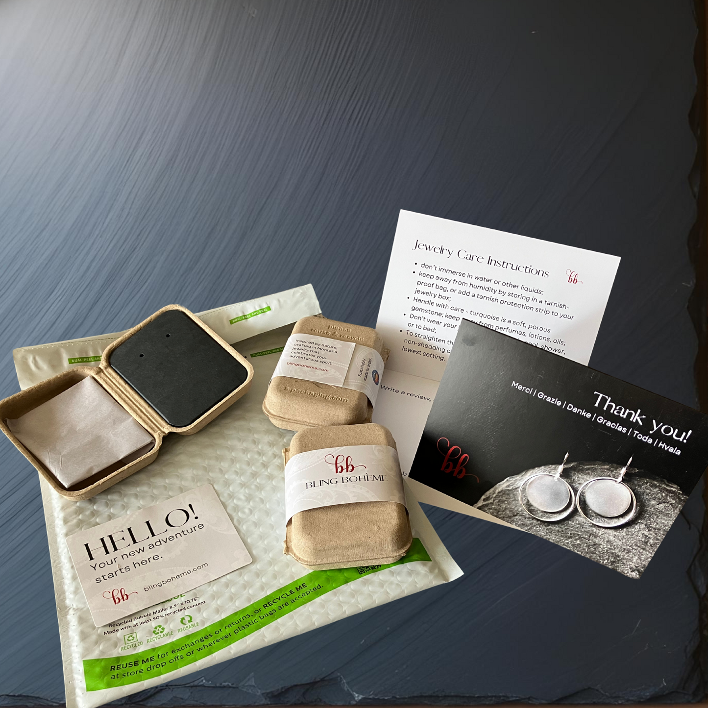 Bling Boheme packaging