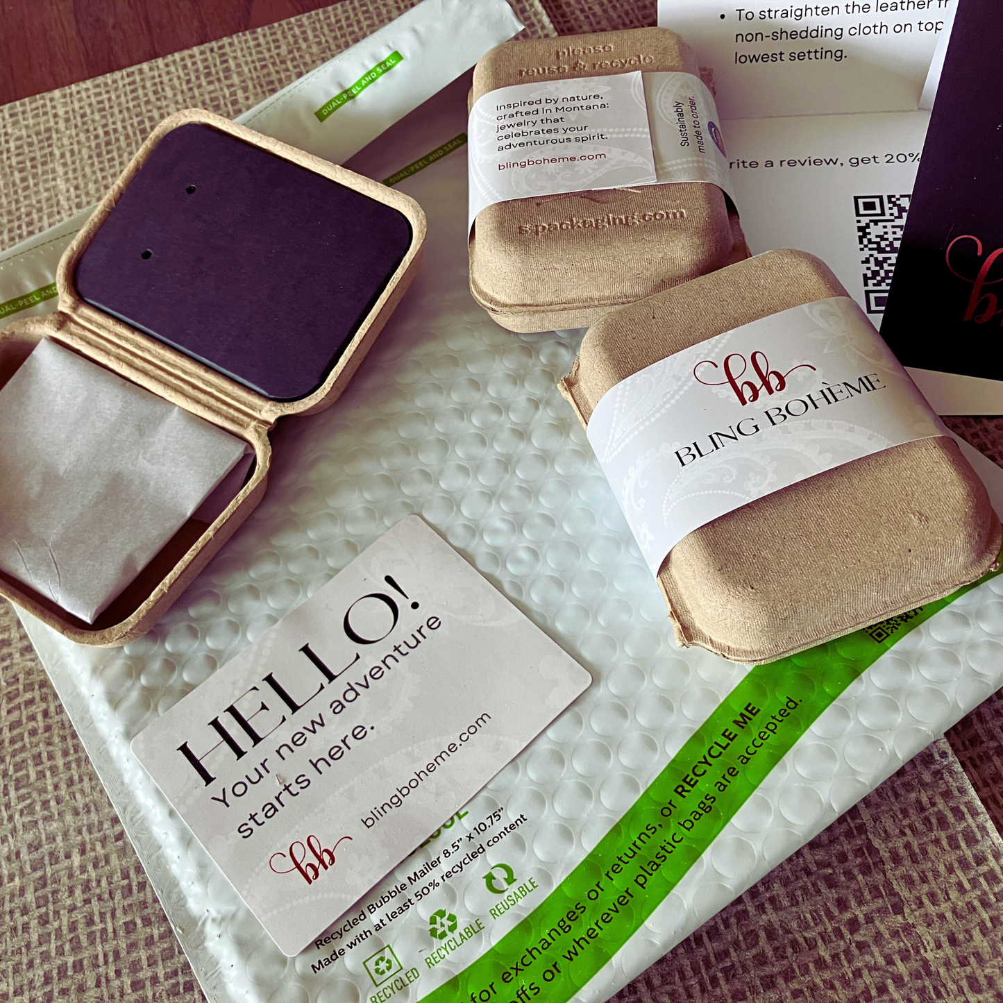 Packaging close-up