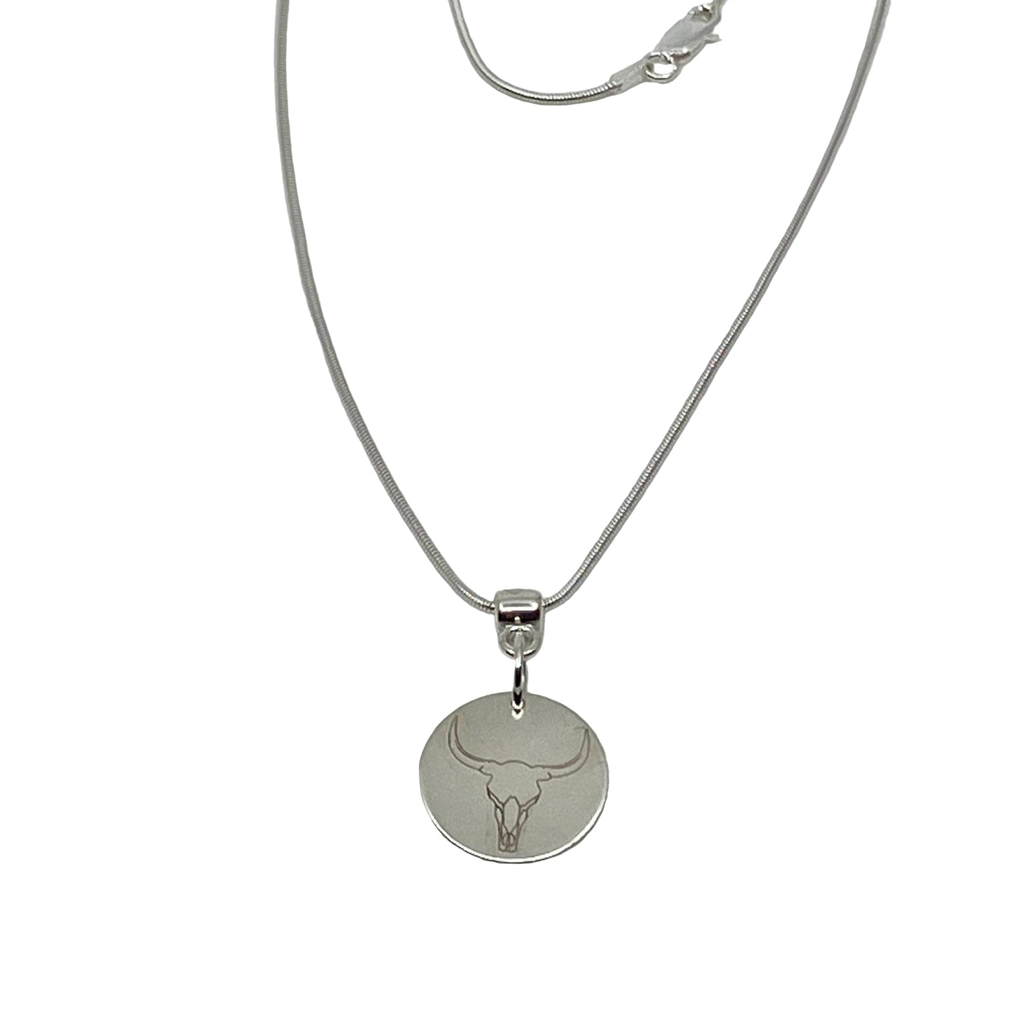 18in Minimalist Silver Necklace