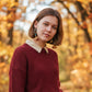 Long Autumn Earrings - model