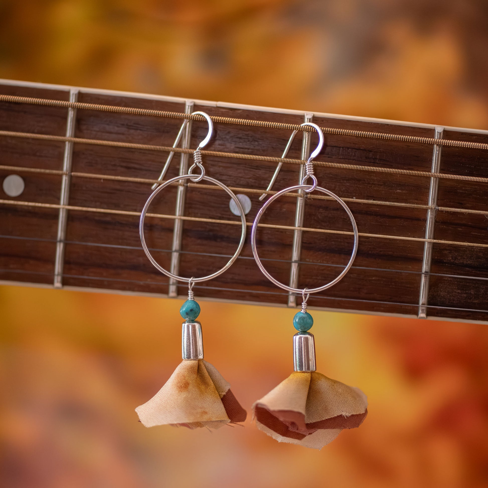 Long Autumn Earrings