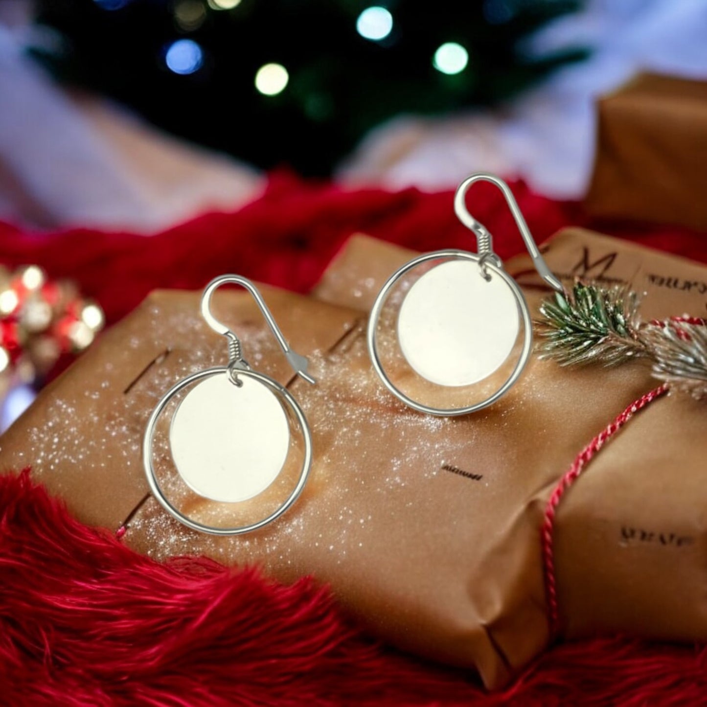 Double Circle Earrings holiday