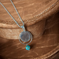 Circle Pendant with Turquoise - Campfire